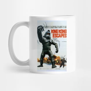 Classic Kaiju Movie Poster - King Kong Escapes Mug